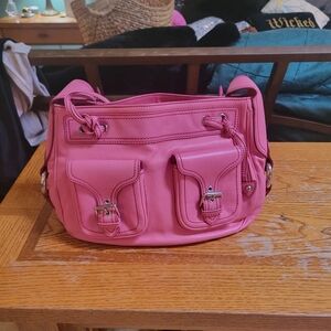 A pink leather Marc Jacobs slouchy shoulder bag!